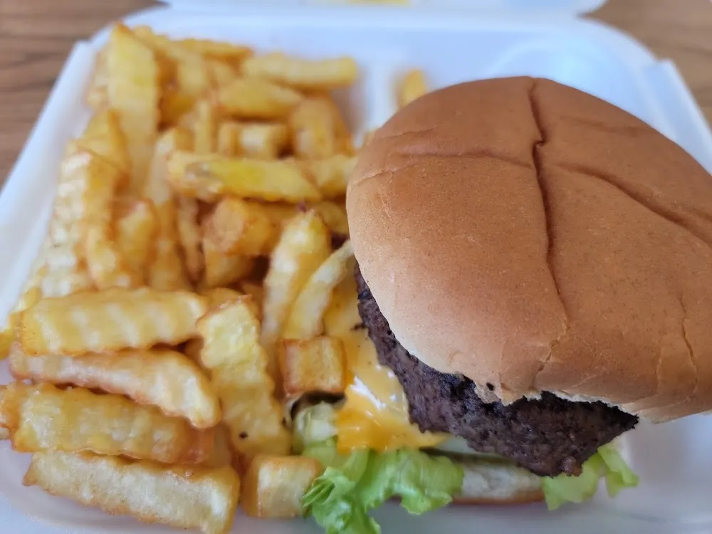 Cheeseburger and Fries